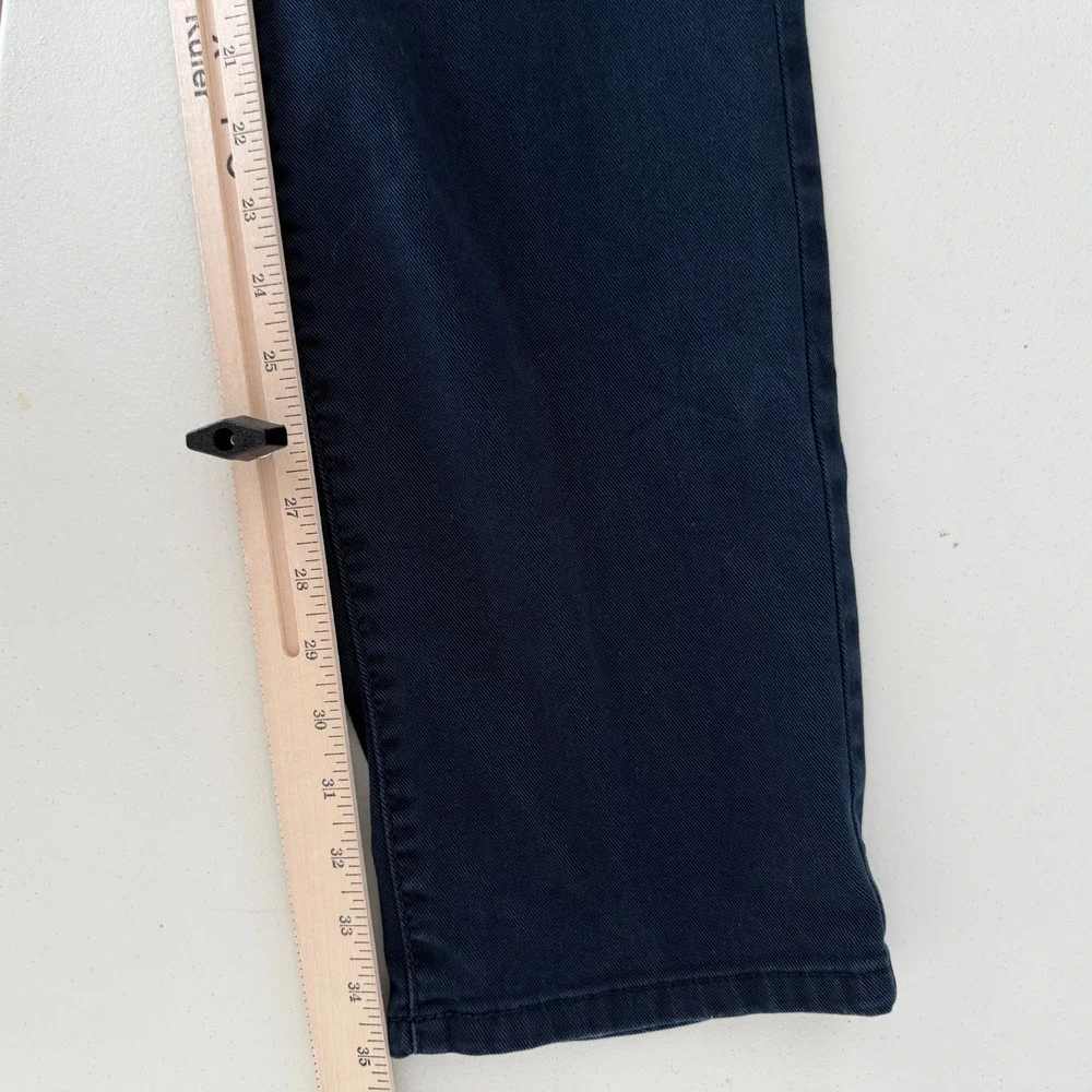 Joker Double Saddle Stitched Pants Jeans 33x34 Navy Cotton Stretch Chino Trouser